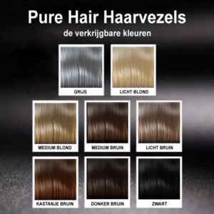 Pure Hair Haarvezels alle verkrijgbare kleuren