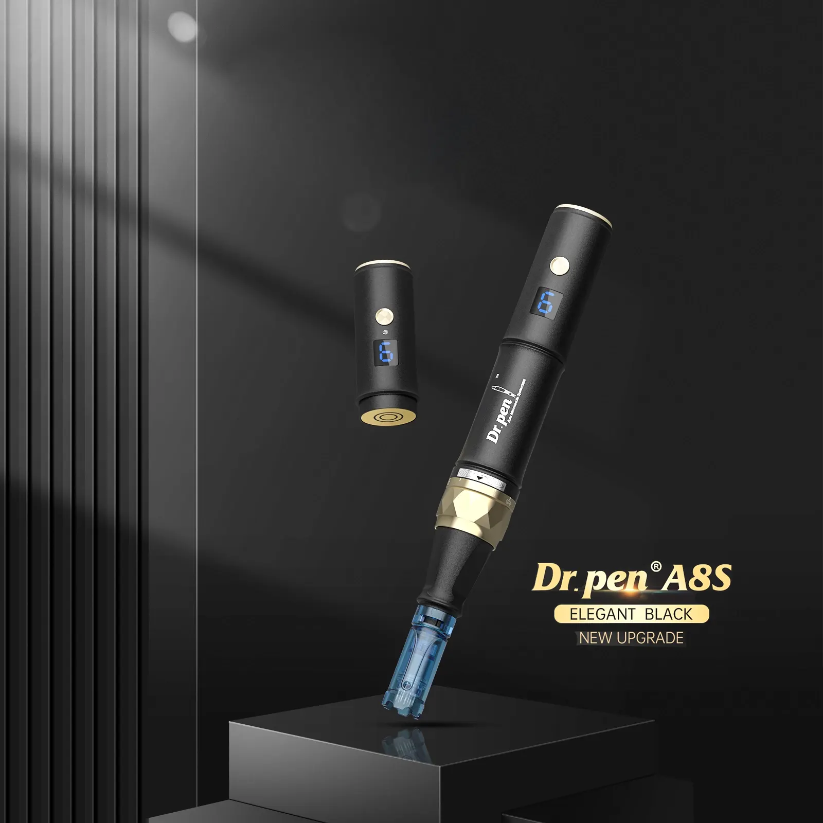 Dr.pen A8S Microneedling Dermapen Draadloos + 2 Cartridges