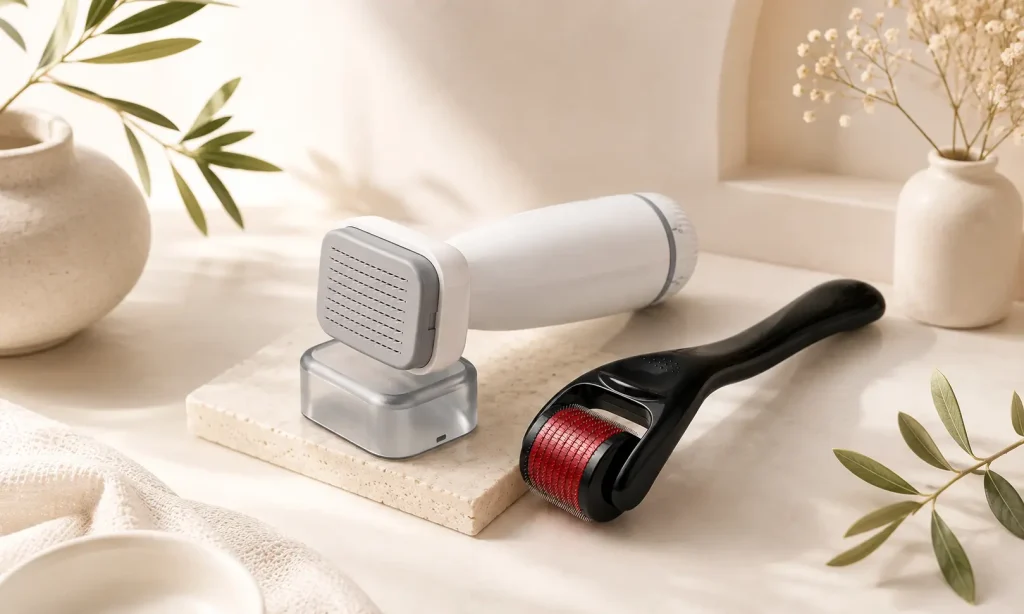 Welke naaldlengte moet je kiezen voor microneedling. Dermaroller of dermastamp